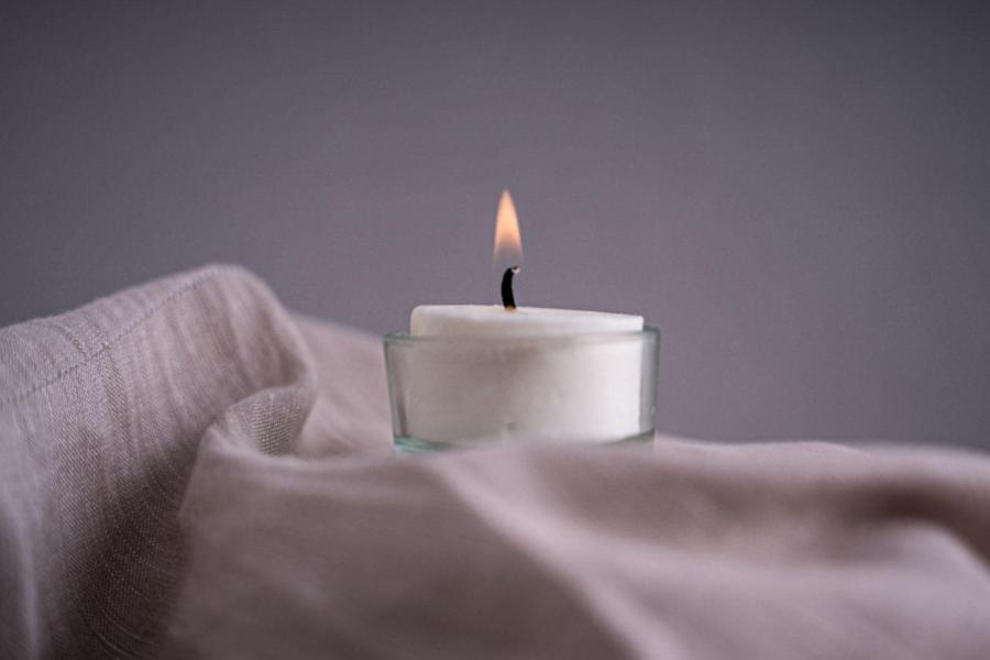 Vonia_čajová sviečka zo sójového vosku